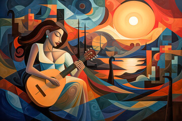 Illustration of Bossa Nova music