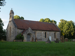 Fototapeta na wymiar The Church of St Nicholas in Askhan Bryan, York.