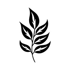 leaf silhouette illustration 