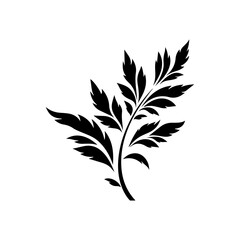 leaf silhouette illustration 