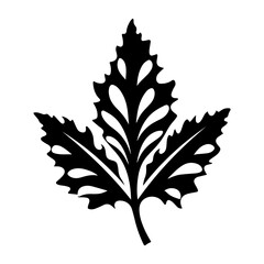 leaf silhouette illustration 