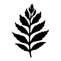 leaf silhouette illustration 
