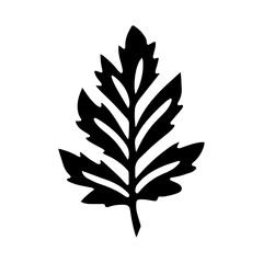 leaf silhouette illustration 