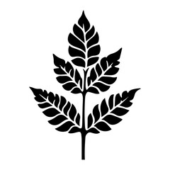 leaf silhouette illustration 