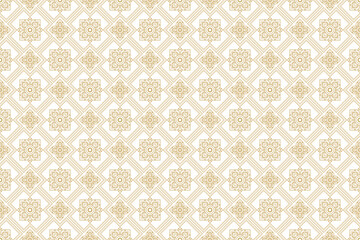Line art pattern asian style banner background