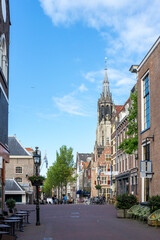 Netherlands, Delft city skyline