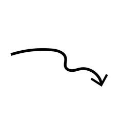 Abstract Arrow Doodle Line