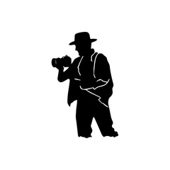 photographer silhouette illustration 