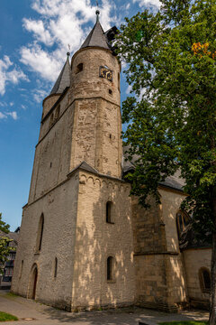 08-07-2023 - Goslar, Harz, Germany. Here we see St. Jakobi church, originally a Romanesque parish church from the 11th century, converted into a Gothic hall church. Famous piet&aacute;