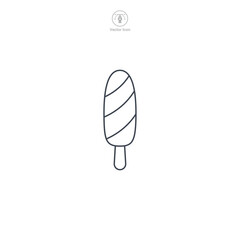 Ice Pop icon symbol vector illustration isolated on white background