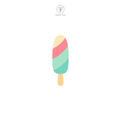 Ice Pop icon symbol vector illustration isolated on white background