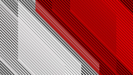 Concept for tiles in  red black grey and white contrast background.