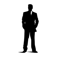 business person silhouette illustration 
