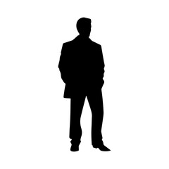 business person silhouette illustration 