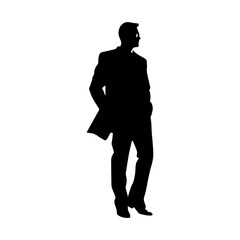 business person silhouette illustration 