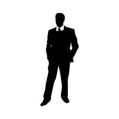 business person silhouette illustration 