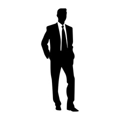 business person silhouette illustration 