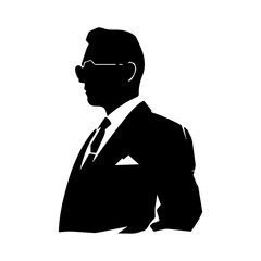 business person silhouette illustration 