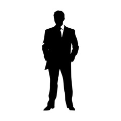 business person silhouette illustration 