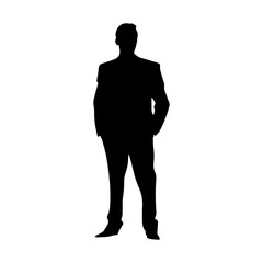 business person silhouette illustration 