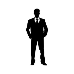 business person silhouette illustration 