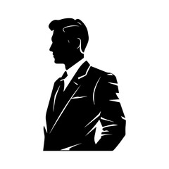 business person silhouette illustration 