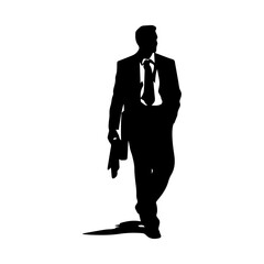 business person silhouette illustration 