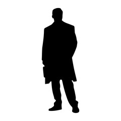 business person silhouette illustration 