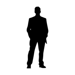 business person silhouette illustration 