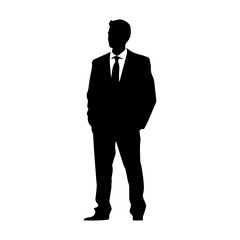 business person silhouette illustration 