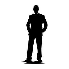 business person silhouette illustration 