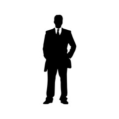 business person silhouette illustration 