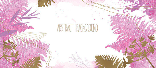 Abstract watercolor background vector 12
