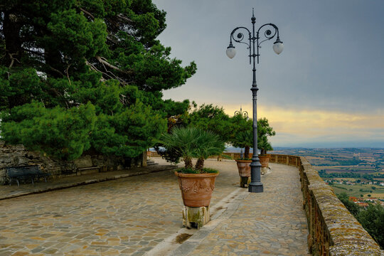 View from the city of Osimo, Marche region of Italy