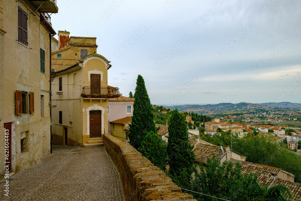 Canvas Prints View from the city of Osimo, Marche region of Italy