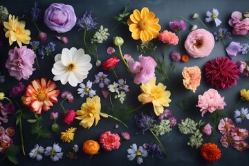 Obraz na płótnie Canvas watercolor peonies flower spring petal valentine design color pastel blossom background. Generative AI.