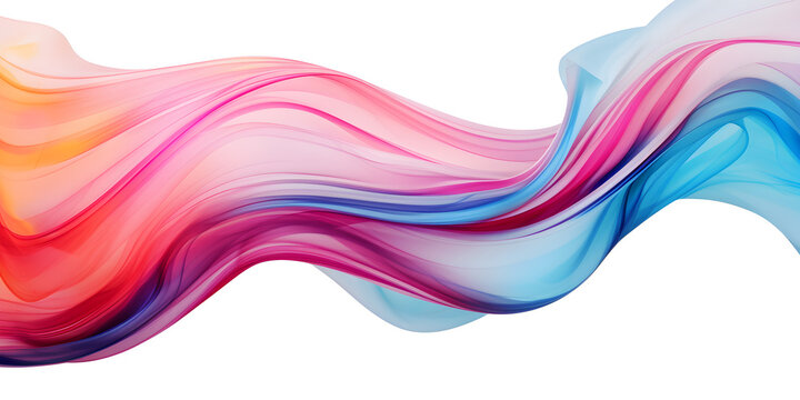 abstract colourful pink blue flowing smoke paint wave © sam