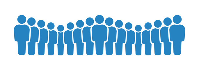 Symbol, ikona ludzi. Plik wektorowy. © robert6666