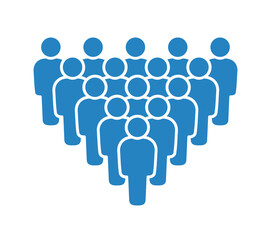 Symbol, ikona ludzi. Plik wektorowy.