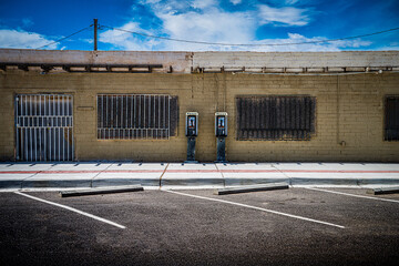 payphones in a border town