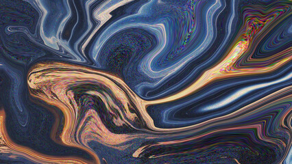 Fototapeta premium Trendy Abstract Liquid Design. Colorful Background with Stylish Noise and Wave Texture