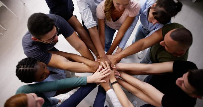 Business Team Huddle