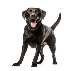 labrador retriever isolated on white background
