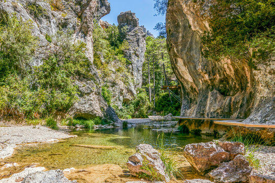 Parrizal de Beceite is located at the headwaters of the Matarra&ntilde;a River, in the surroundings of the Los Puertos Natural Park. In Beceite, province of Teruel, Aragon, Spain.