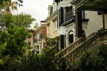 street in Savannah in Georgia