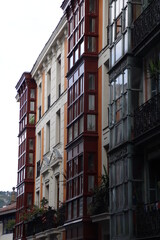 Fototapeta na wymiar Building in the city of Bilbao