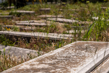 The Jewish cemetery in the city center of Tangier