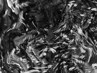 Abstract Liquid Gradient Background Acrylic Art Dark Black White