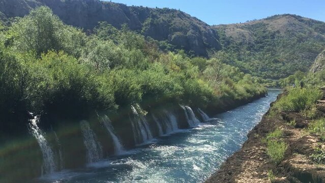Explore the breathtaking beauty of Bunski Kanali waterfall