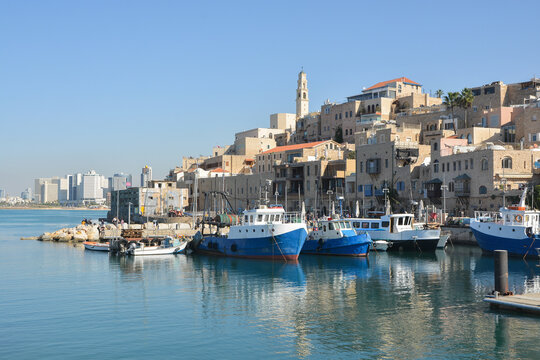 The port of Jaffa.